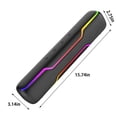 thumbnail image 3 of Altavoces Bluetooth Wireless Desktop Wireless Rgb Light Bar Altavoz Pequeño, Altavoz Bluetooth Al Aire Libre Altavoces Bluetooth Al Aire Libre, 3 of 9