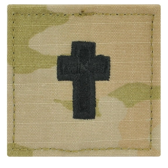 Army Chaplain Rank OCP/Scorpion with Hook and Loop