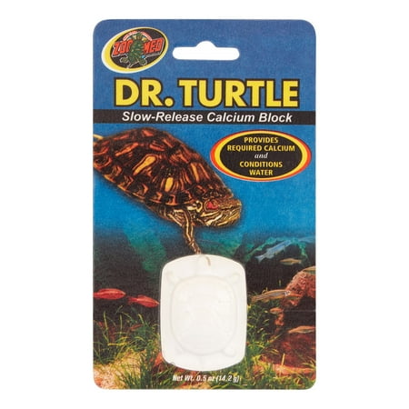 UPC: 0097612800128 | Zoo Med Dr. Turtle Slow Release Calcium Block  0.5-Ounce