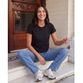 thumbnail image 7 of Real Essentials 3 Pack: Women's Cropped Cap Sleeve T Shirts Cotton Crew Neck Short Sleeve Tees Casual Going Out Summer Tops, 7 of 7