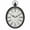 Black, variant on Black Large Oval Retro Silent Wall Clock for Living Room Kitchen Farmhouse Office