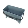 thumbnail image 3 of Cubo para fregona con escurridor, cubo portátil, rectangular resistente con ruedas para oficina, hotel, hogar, restaurante Gris, 3 of 8