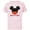 Soft Pink, variant on Disney Mickey Mouse Red Shorts Icon Brother Family- Short Sleeve Cotton T-Shirt for Adults - Customized-Black