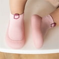 thumbnail image 5 of Fozruso Boys Girls Socks Shoes Toddler WarmThe Floor Socks Non Prewalker Shoes Sizes 8.5 Toddler(Pink), 5 of 5