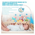 thumbnail image 5 of Móvil Musical KIDDOS para Cuna Sonajero Giratoria con Proyector de luz azul, 5 of 5