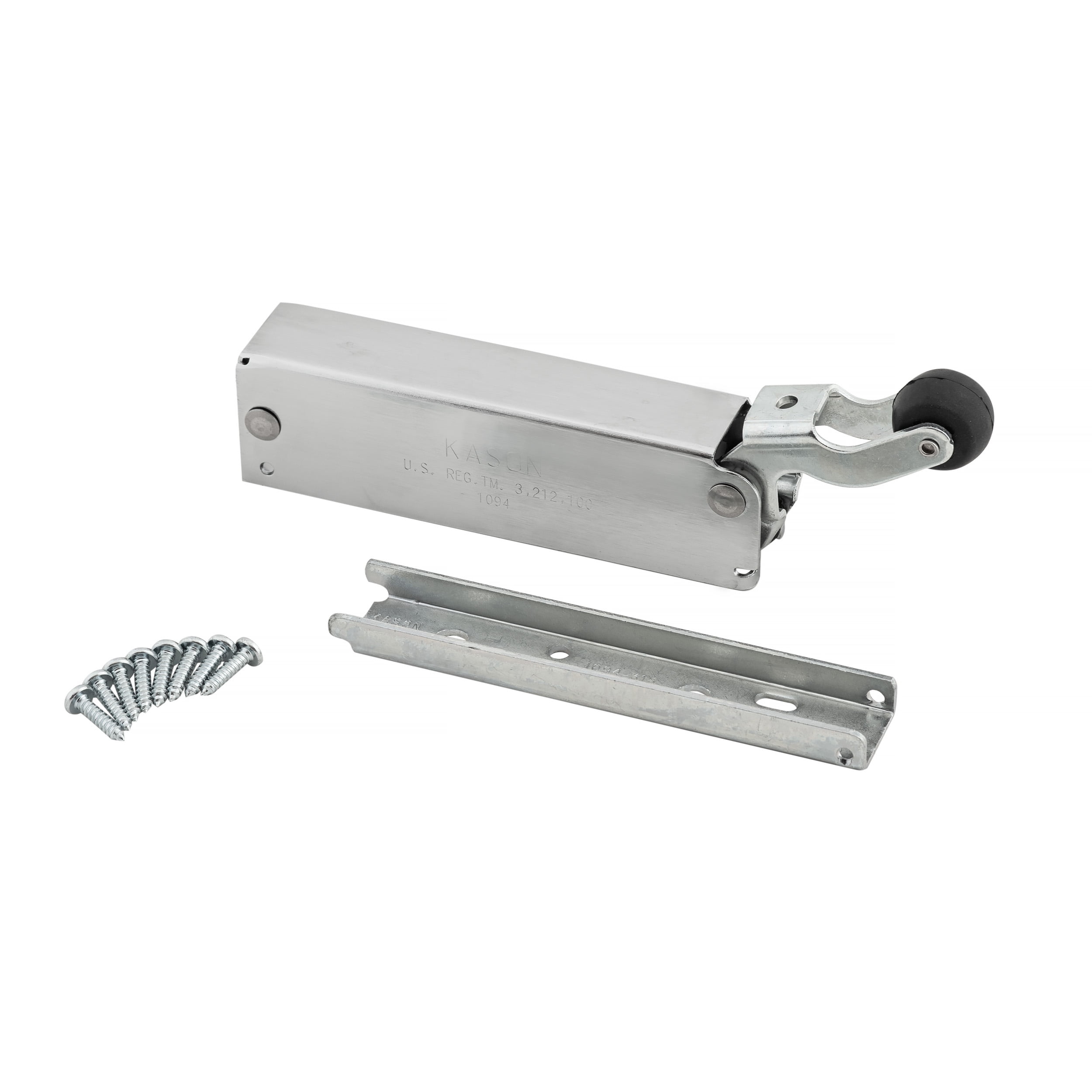 Kason 1094 Sureclose Hydraulic Door Closer, Concealed Mounting, Brushed  Chrome, 11094000012