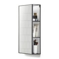 thumbnail image 3 of Umbra Cubiko Rectangular Wall Mirror & Storage Unit 12x5x24" Black, 3 of 7