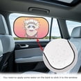 thumbnail image 4 of Yuyamidu Panda Car Window Shades for Baby Adorable Side Car Window Shades Foldable Car Window Covers 2 PCS Window Shade Sun Protection and Sun Shade Blocker Glare Shield Protection, 4 of 7