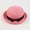 Pink, variant on EliteGoogv Womens Vintage Bow Sun Hat Flat Top Retro Style Wide Brim For Women Summer Beach Travel Outdoor Sun Cap Dress Hat Fedora Headwear