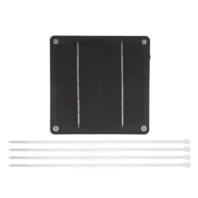 Solar Powered Exhaust Fan,Solar Panel Fan Monocrystalline Solar Fan Solar Power Panel Exhaust Fan Smart Functionality