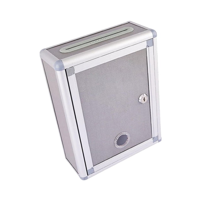 Estuche de sugerencias de montaje en pared Soledad con buzón de llaves urna multiusos marco de aleación de aluminio