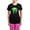 With Pink Pant, variant on CafePress - Im A Leprechaun Both Women's Dark Pajamas - Women's Short Sleeve Print T-Shirt and Pants Dark Cotton Pajama Set