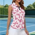 thumbnail image 5 of Uorisanigo Rose Butterfly Women's Golf Sleeveless Shirt Comfortable Stylish Moisture Wicking Casual Tennis Activewear for Workout Sports Size M, 5 of 7
