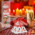 thumbnail image 1 of Cajas de Regalo Navideñas Triangulares de Papel para Dulces con La Cara Grande de Papá Noel | Tema Festivo | Fácil de Armar | 50 Cajas de Dulces Navideñas, 1 of 6