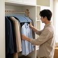thumbnail image 5 of Non Slip Wide Shoulder Clothes Hangers, Thick Plastic Garment Organizer With Mark Free Grip Design, Sturdy Wardrobe Hangers for Shirts Coats Sweaters Dresses Wet and Dry Clothing Storage, 5 of 8