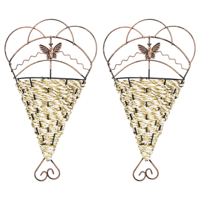 MasteelfCA 2 Pcs Panier de Rangement pour Fleurs Panier Suspendu pour Arrangement Floral