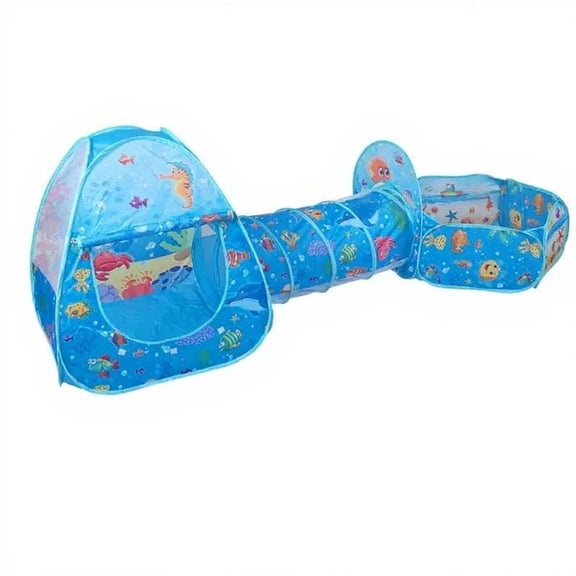 Tnarru Kids tent with tunnel and ball pit Undersea World