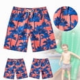 thumbnail image 2 of TOWED22 Boys Surfing Board Shorts Quick Dry Boys Swim Shorts s Swim Trunks Size from 2T to 14/16 Dark Blue,9-10 Y, 2 of 9