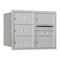 thumbnail image 2 of Salsbury Industries Recessed USPS 6 Door Rear Load 4C Horizontal Mail Center with 1 Parcel Locker, 2 of 4