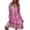 r-393Pink98, variant on NAFUU Womens Dresses Long Sleeve V-Neck Floral Dress Tassel Loose Fit Bohemian Tunic Dress Fashion Beach Sundress Leisure Sundresses For Women