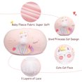 thumbnail image 4 of Princess Cat Stuffed Animal Storage, Bean Bag Chair for Teens, Little Girls Room Decor, Kids Chairs, Baby Fleece Fabric Super Soft, COVER ONLY, 38" Extra Large Size, 4 of 6