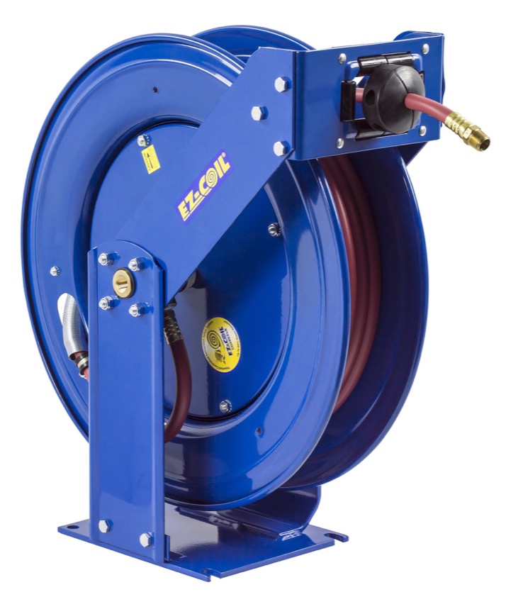 COXREELS EZTSH475 EZCoil Truck Mount reel including 75' of 1/2" hose