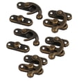 thumbnail image 1 of Unique Bargains Padlock Hasp Hook Horns Retro Style Metal Jewelry Box Buckle Shackle Lock 5pcs, 1 of 2