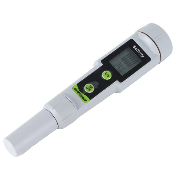 Salinity Detector, 0-199.9 Ppt Wear Resistant Portable Digital Salinity Meter  For Swimming Pools Fisheries For Drinking Water Laboratories