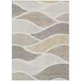 thumbnail image 2 of Addison Rugs Chantille Indoor/Outdoor Transitional Waves Ivory Machine Washable Rectangle Rug, 10' x 14', 2 of 10