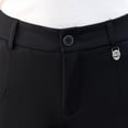 thumbnail image 2 of Pantalones Negros, Pantalones Estilo Occidental Ligeramente Acampanados, Pantalones Acampanados Ajustados y Adelgazantes para Mujer, Pantalones Nuevos de Verano, Pantalones de Traje, 2 of 8