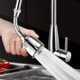 thumbnail image 1 of QJUHUNG 1 Pce Pulvérisateur Flexible pour Robinet - Rallonge d'Aérateur de Cuisine avec Rotation à 360° 2 Modes de Débit Design Anti-Éclaboussures Économiseur d'Eau et Installation Facile pour une Eau Améliorée, 1 of 5