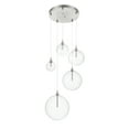thumbnail image 4 of Trade Winds Ethan 5-Light Pendant in Brushed Nickel, 4 of 5