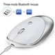 thumbnail image 4 of Tres Modos Bt 3.0G 5.0G 2.4G Ratón Inalámbrico Diseño Silencioso Delgado Ratón Óptico Recargable Para Ipad Pc Laptop Speravity EL006748-00, 4 of 5