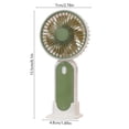 thumbnail image 3 of shyuyusa Mini USB Charging Hand Fan Portable Small Cooler Fan With Base For Outdoor Activity Daily Life, 3 of 6