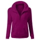 thumbnail image 1 of Puntoco - Abrigo con capucha para mujer, abrigo de invierno con cremallera de lana cálida, abrigo de algodón, prendas de vestir Puntoco Puntoco-5117, 1 of 2