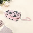 thumbnail image 3 of Unique Bargains 1 Pc Women Cow Pattern Pillow Makeup Bag for Travel Vacation Pink PU, 3 of 4