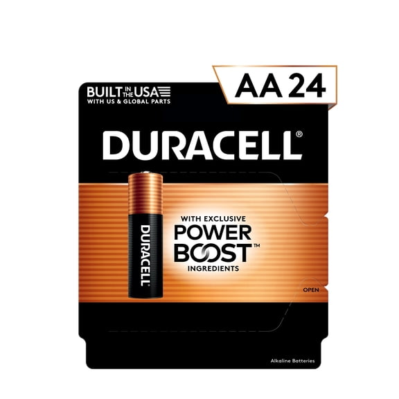 Duracell Coppertop AA Alkaline Batteries 24/PK