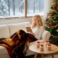thumbnail image 5 of Large Flannel Christmas Blanket Digital Print 130x100cm Warm Throw Blanket Plush Fleece Holiday Decor Bed Sofa Blanket Seasonal Home, 5 of 5