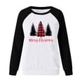 thumbnail image 4 of Qiopertar Mode Femmes Imprimé Col Rond Pull Manches Longues Blouse Confortable Chandail en Molleton Liquidation Livraison Gratuite à Moins de 5$ jusqu'à 90 % de Réduction, 4 of 4