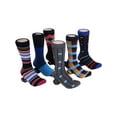 thumbnail image 4 of Men's Bold Designer Dress Socks 6 Pack - In an Elegant Gift Box Color: Spunky Collection Size: 13-15, 4 of 7