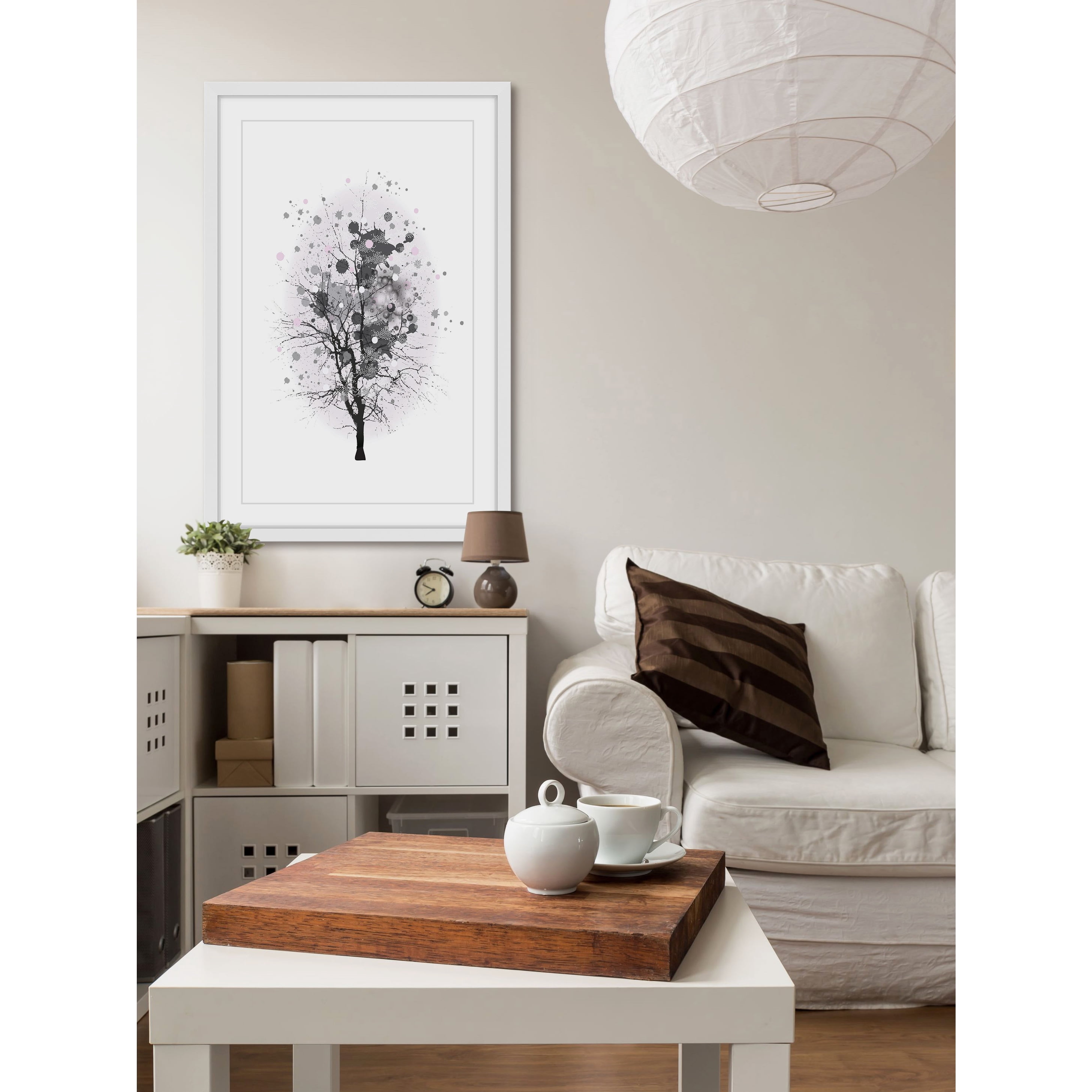 Marmont Hill "Branch Splash" by Katarina Snygg Framed Painting Print