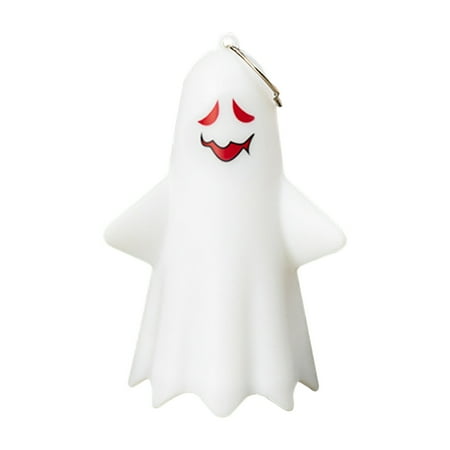 

Jikolililili Halloween Ghost Night Light Halloween Cute Ghost Design Luminous LED Lamp Holiday Party Kid Gift Night Light White