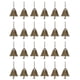 thumbnail image 2 of Campana de cuerno de bronce de 25 piezas, decoración colgante de árbol de Navidad, campanas pequeñas, Mini decoración de cobre de latón, adorno decorativo de Metal, 2 of 4