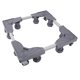 thumbnail image 5 of Base de soporte para refrigerador móvil, base de aleación de hierro ajustable, soporte para lavadora con freno, nivelación de ángulo de equilibrio para muebles y electrodomésticos, 5 of 14