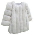 thumbnail image 3 of Women Plus Size Short Warm Furry Jacket Long Sleeve Outerwear Extra Long Sleeve Jacket for Women Women Long Jacket His And Hers Jackets Light Jackets for Women Dressy Womens Tall Size Jackets Woman, 3 of 4