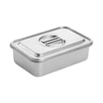thumbnail image 2 of Tnarru Cake Pan with Cover Rectangular Stainless Steel Nonstick with Lid DIY Baking Pan 23cmx15.5cm, 2 of 8