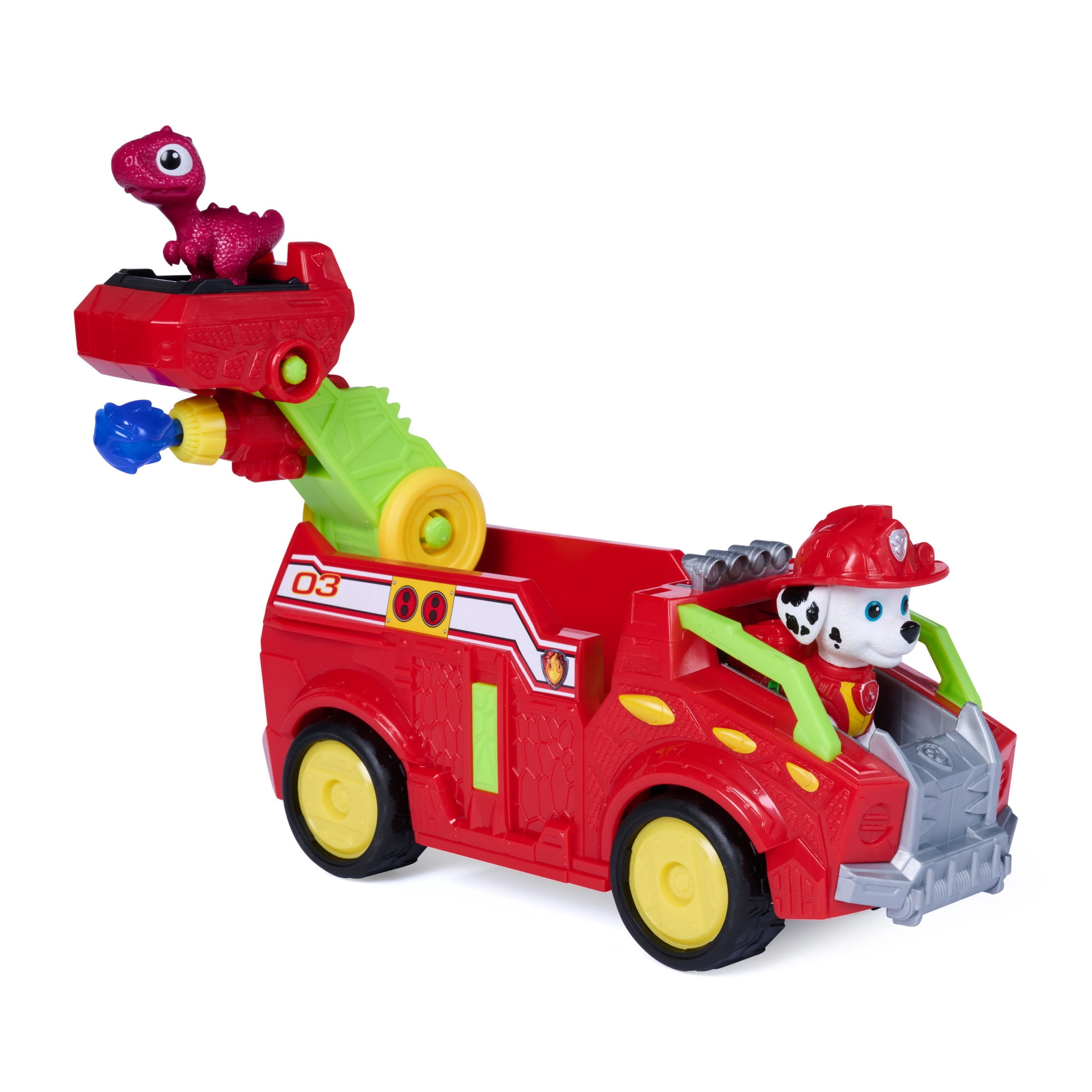 PAW Patrol: The Dino Movie Marshall Dino Rescue Firetruck, Ages 3+