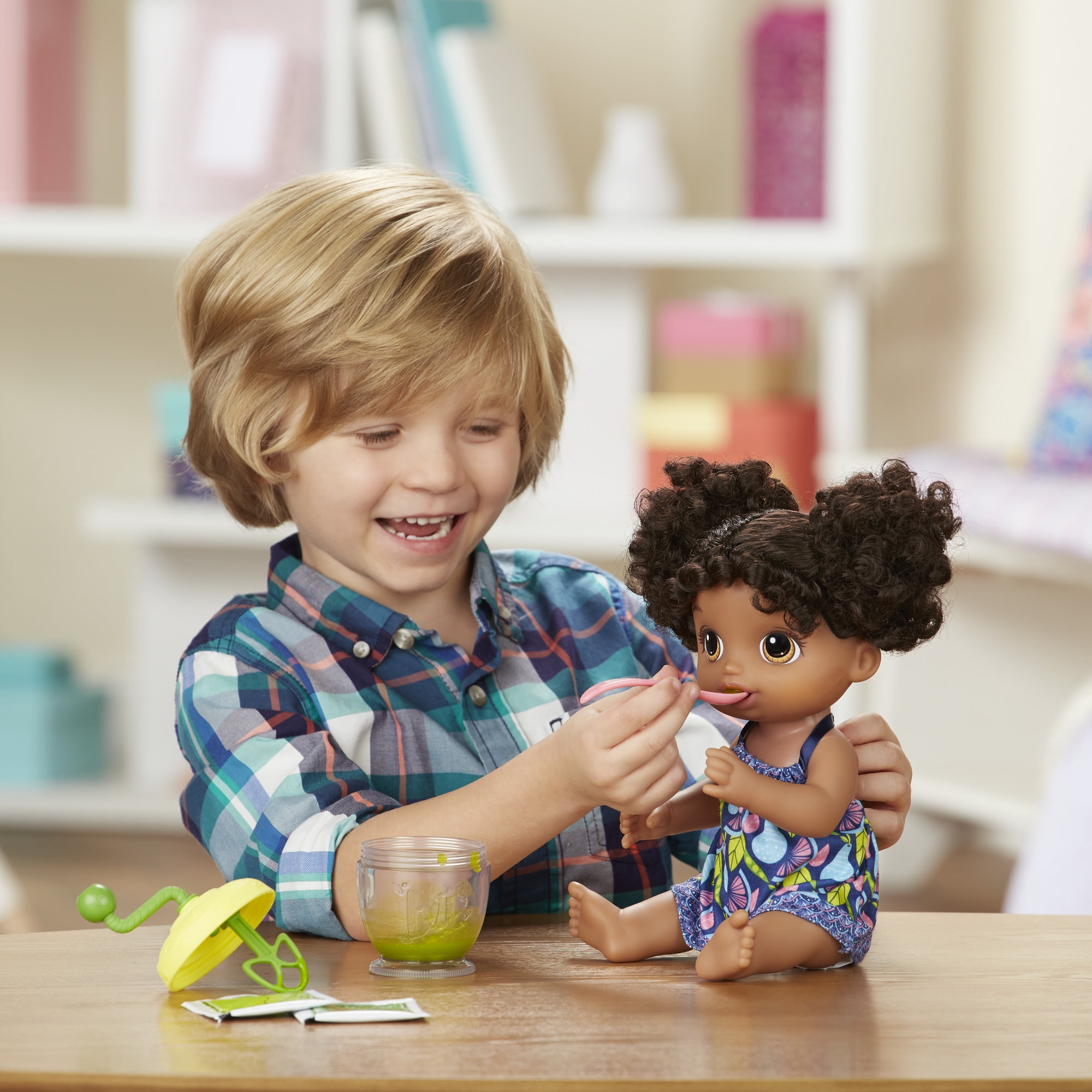 Baby Alive Sweet Spoonfuls Baby Doll Girl-Black Hair
