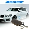 thumbnail image 2 of Unique Bargains Car Key Case Universal Leather Smart Key Fob Cover 4.72"x2.28"x0.79" Coffee, 2 of 6