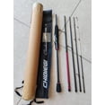 thumbnail image 2 of NFTIGB 5 Sections Fishing Pole Ultralight Spinning Travel Rod Carbon Fiber with Storage Bag, Medium Power, Moderate Fast Action, Portable Gear for Freshwater and Saltwater Angling, 7.5ft / 2.29m, 2 of 8